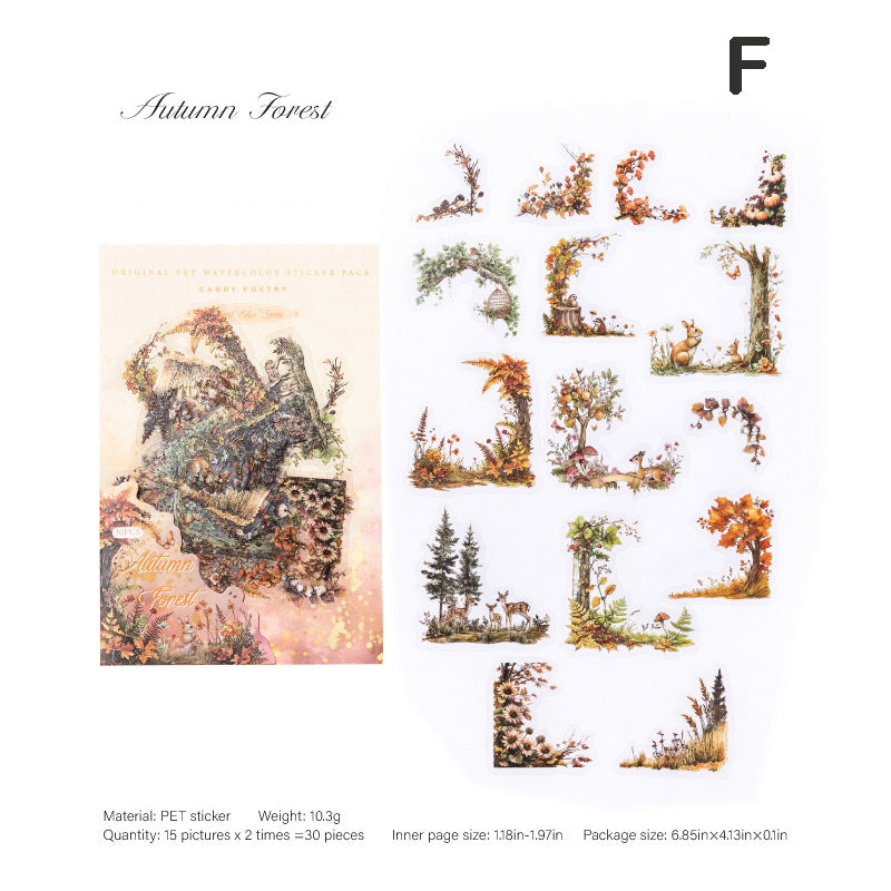 Natural Corner Sticker 30pcs