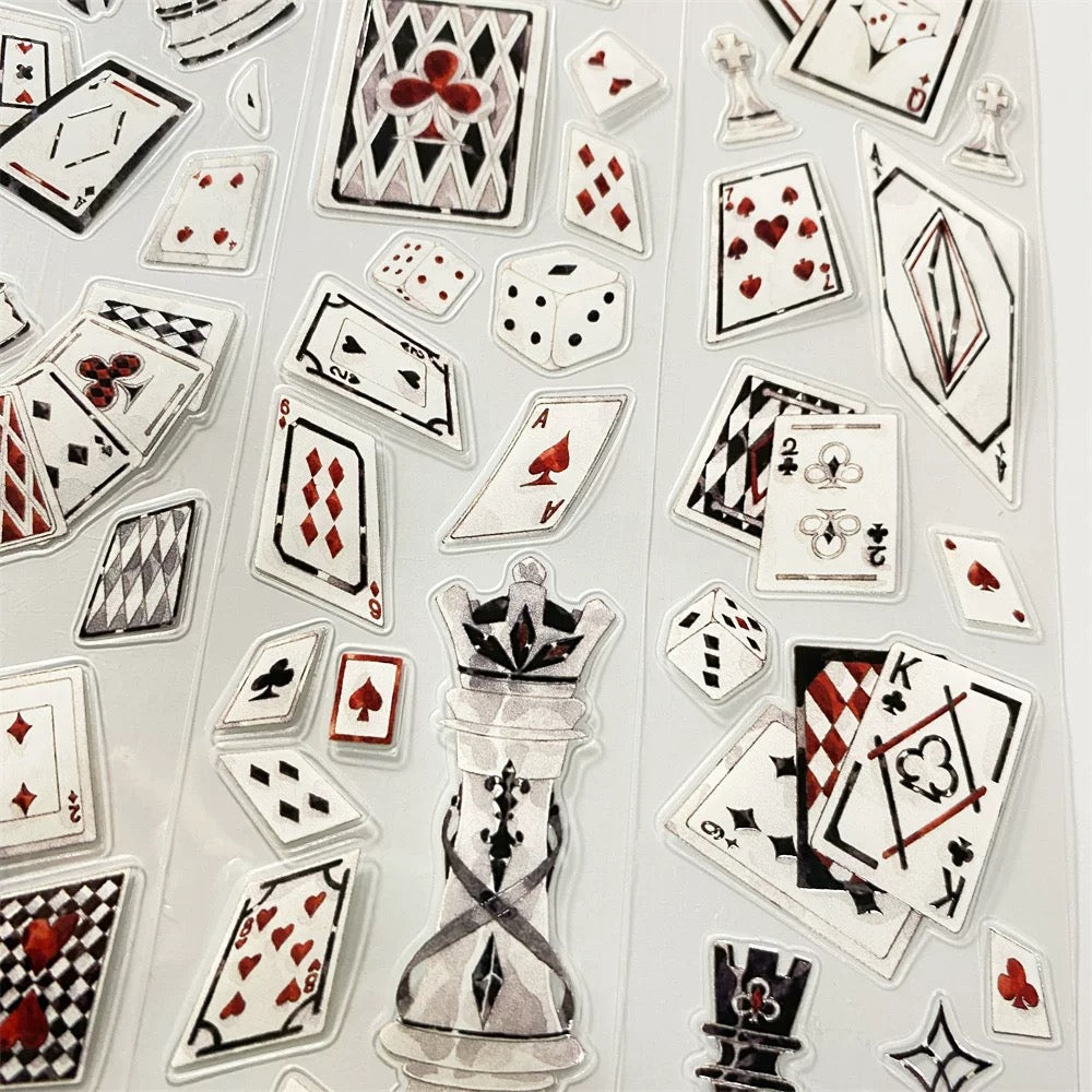 4.5cm*100cm Pre-cut Checkerboard PET Tape