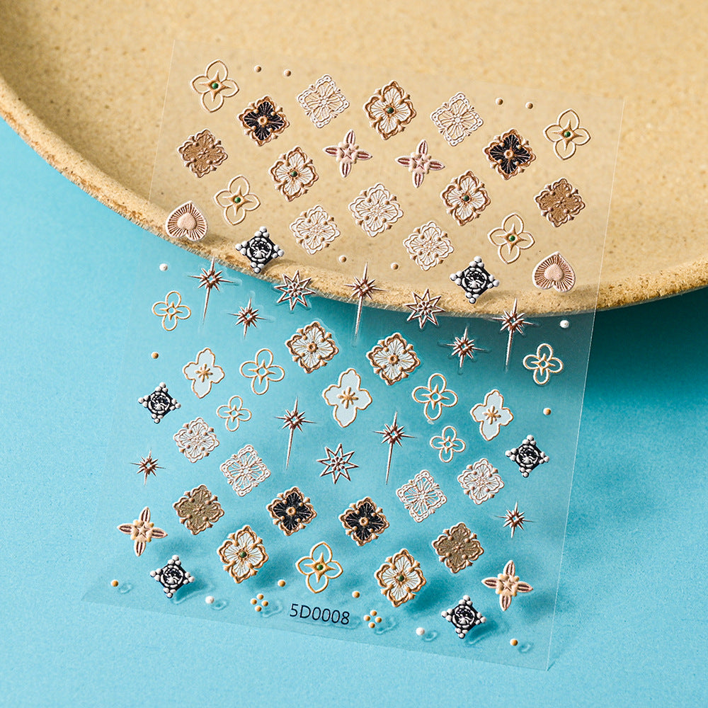 Vintage Pattern Mini Stickers