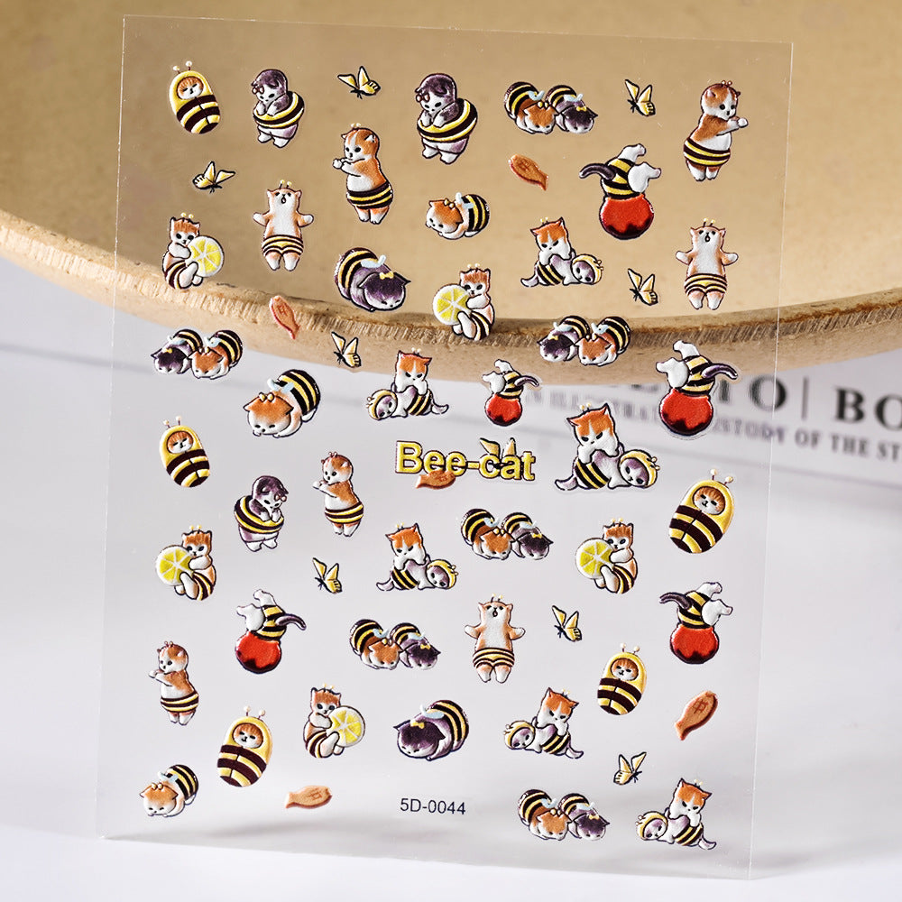 Bee-cat Mini Stickers