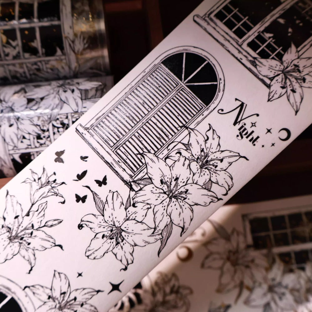 6cm*100cm Lily Window Tape