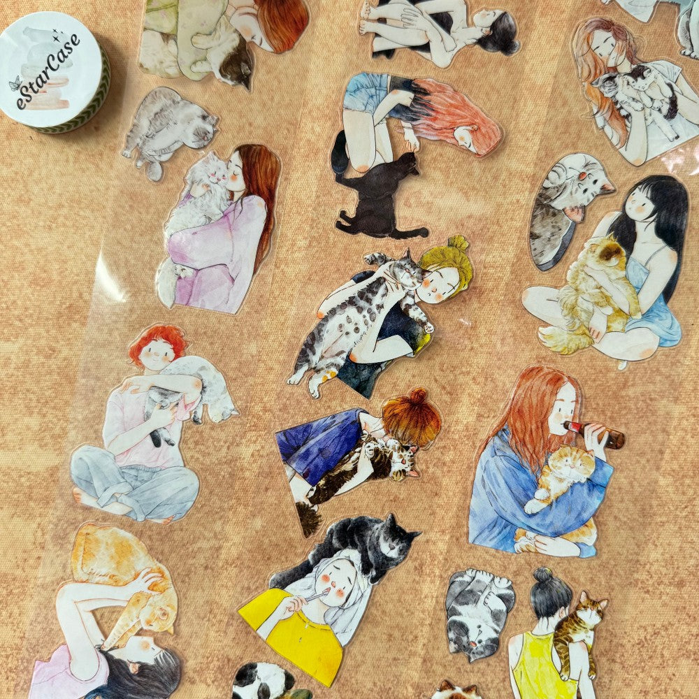 6cm*333cm Pre-cut My Kitty Tape