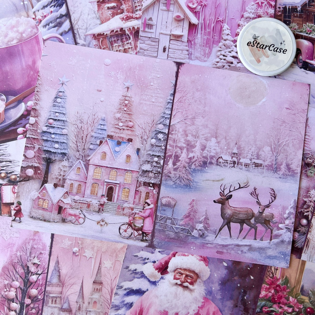 8pcs Christmas Theme Paper DP2456