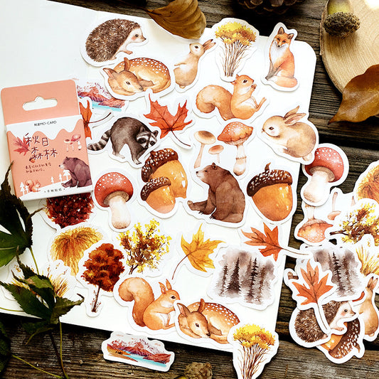 Autumn Forest Stickers 46pcs