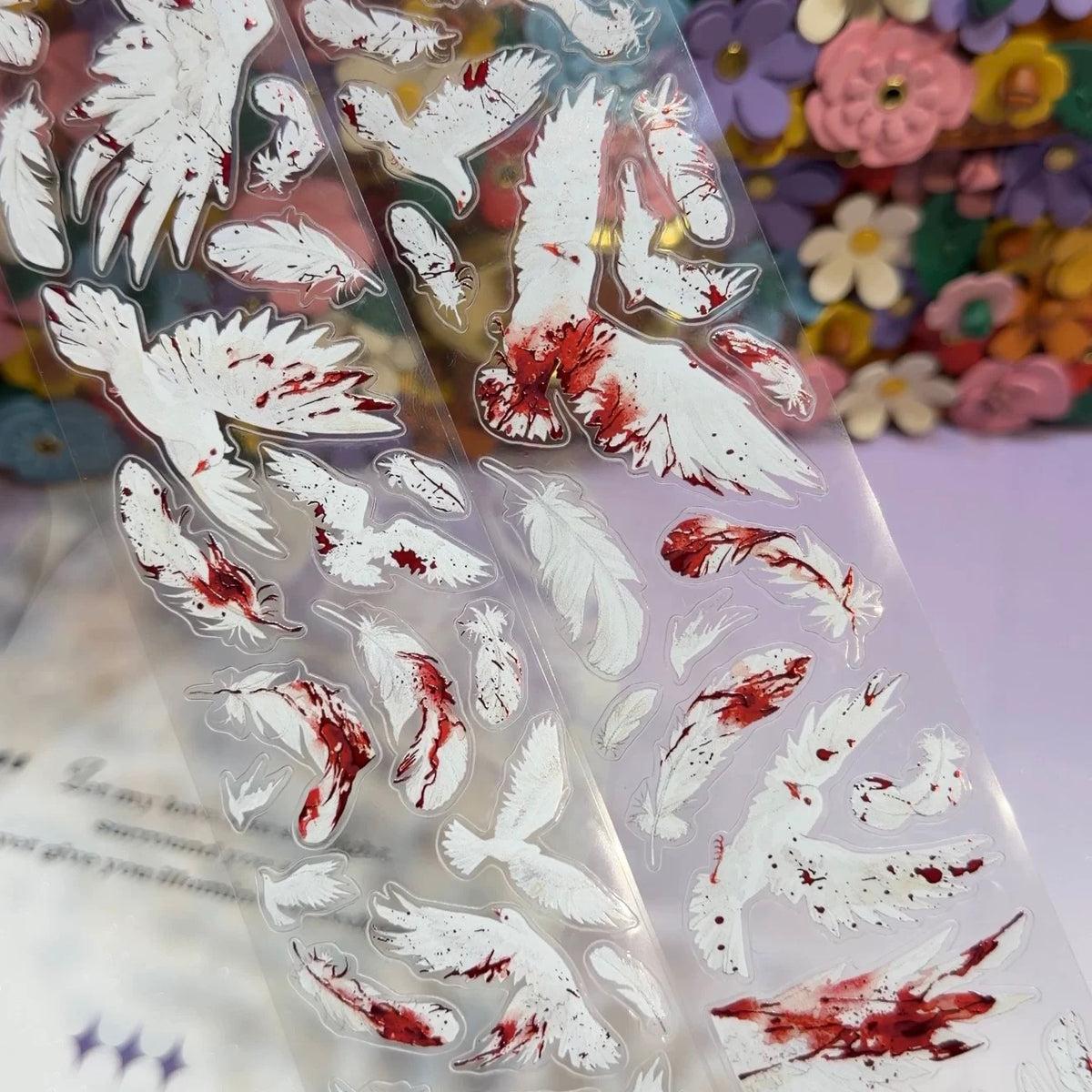 4.5cm*100cm Pre-cut A Pigeon PET Tape