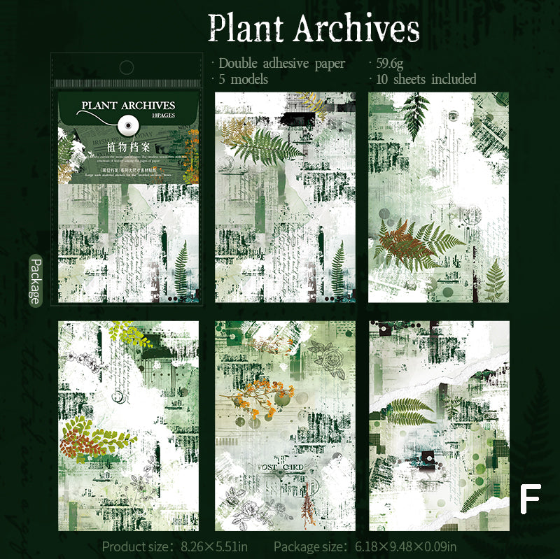 Big Size Appled Archive Sticker 10pcs