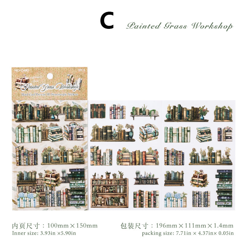 Book Exhibition Room Sticker 2pcs