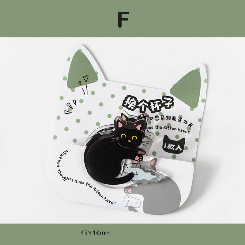 Cat Acrylic Clip