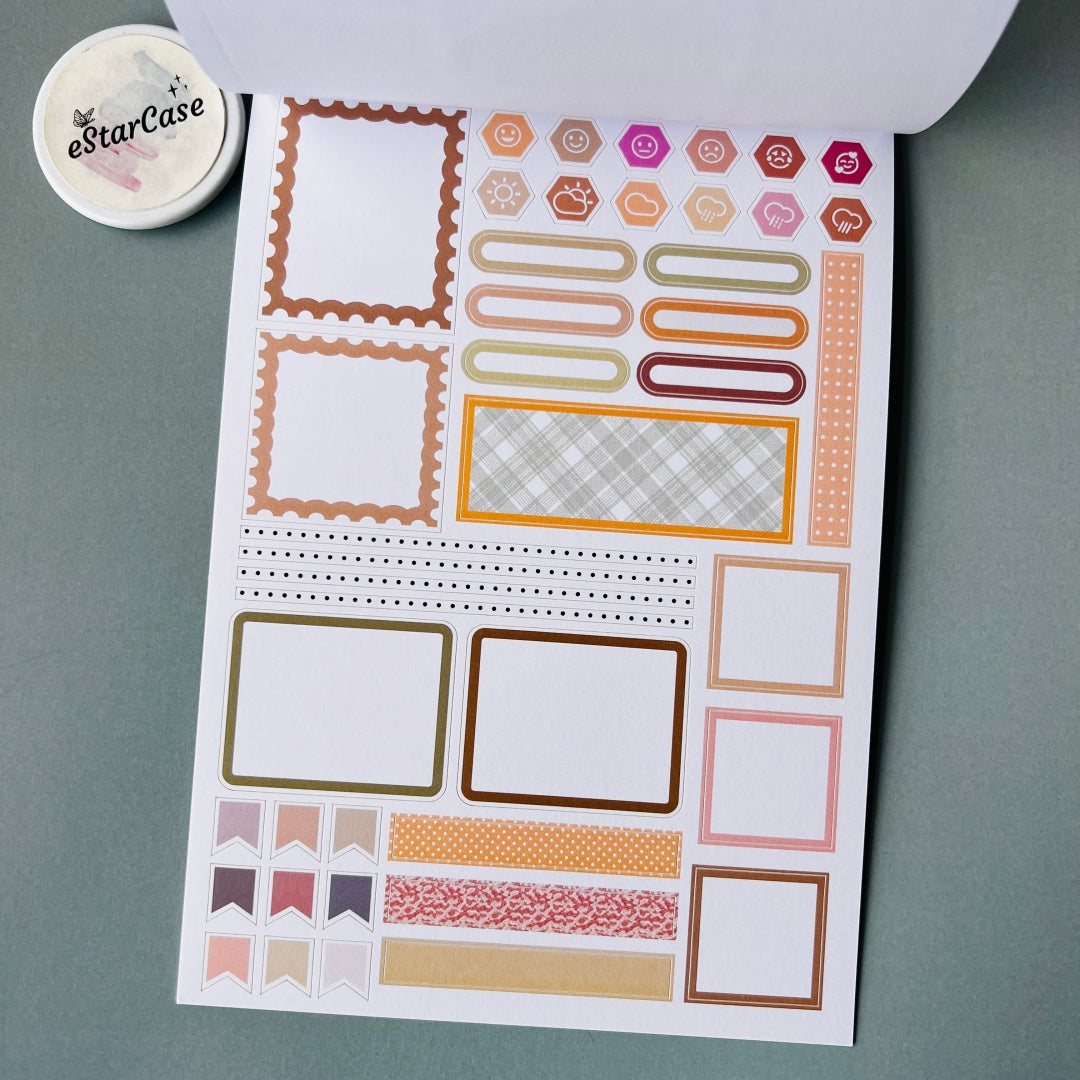 Charming Town Sticker Book
