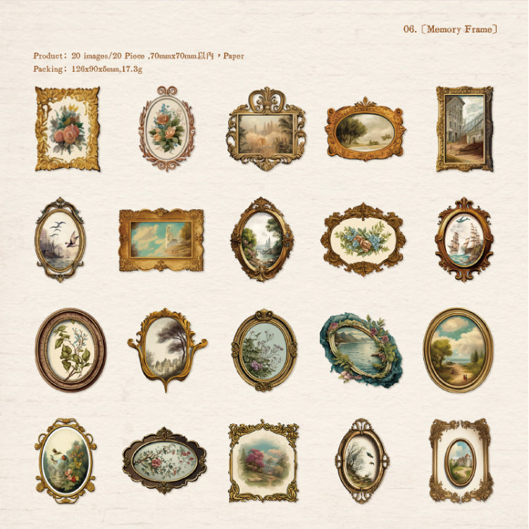 Classic Private Sticker 20pcs