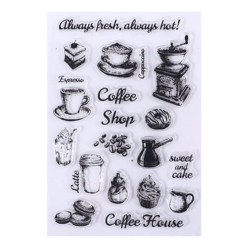 Clear Silicone Vintage Stamps