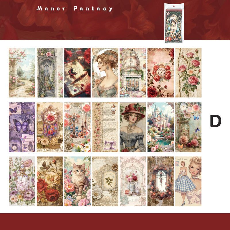 Collage Art Paper 100pcs