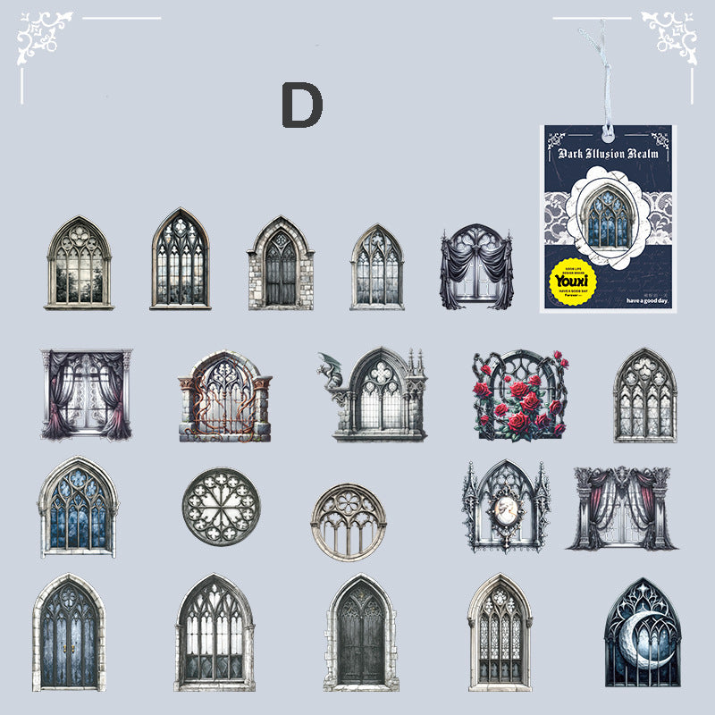 Dark Fantasy Stickers 20pcs
