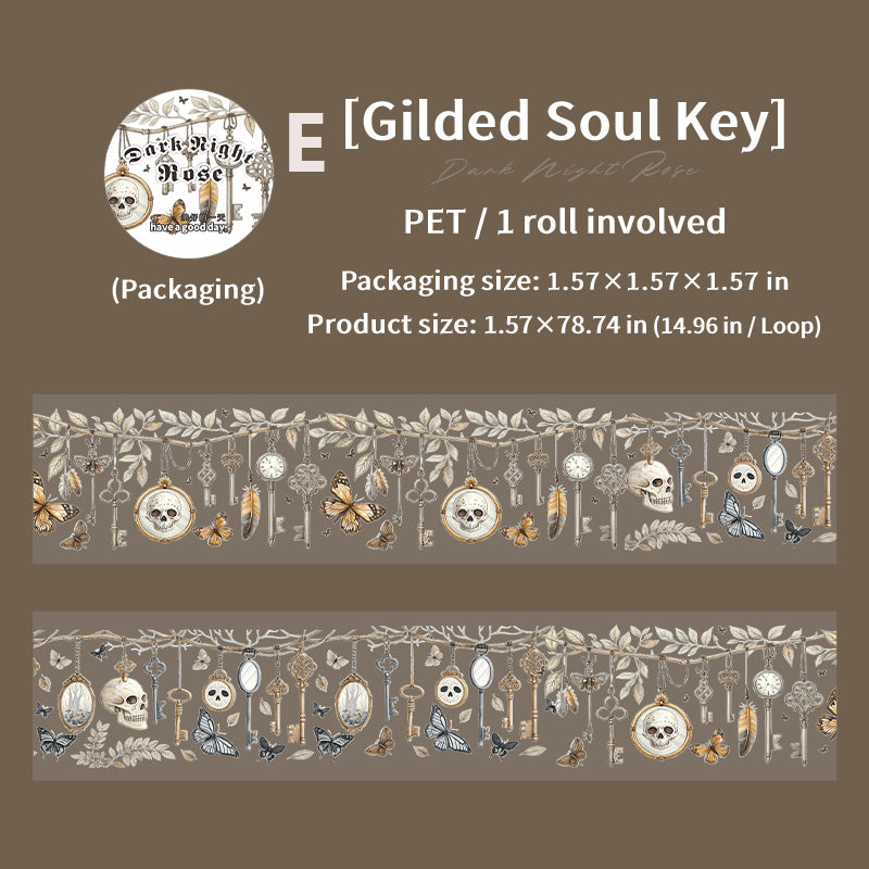 Dark Night Rose Tape