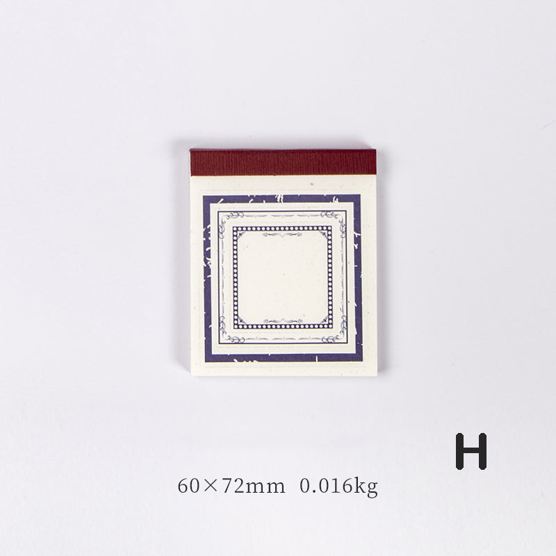 Gestanztes Randpapier, 8 Designs