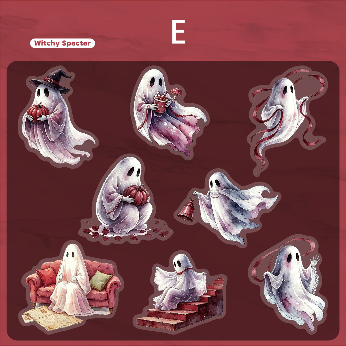Dreamy Little Spirit Sticker 16pcs