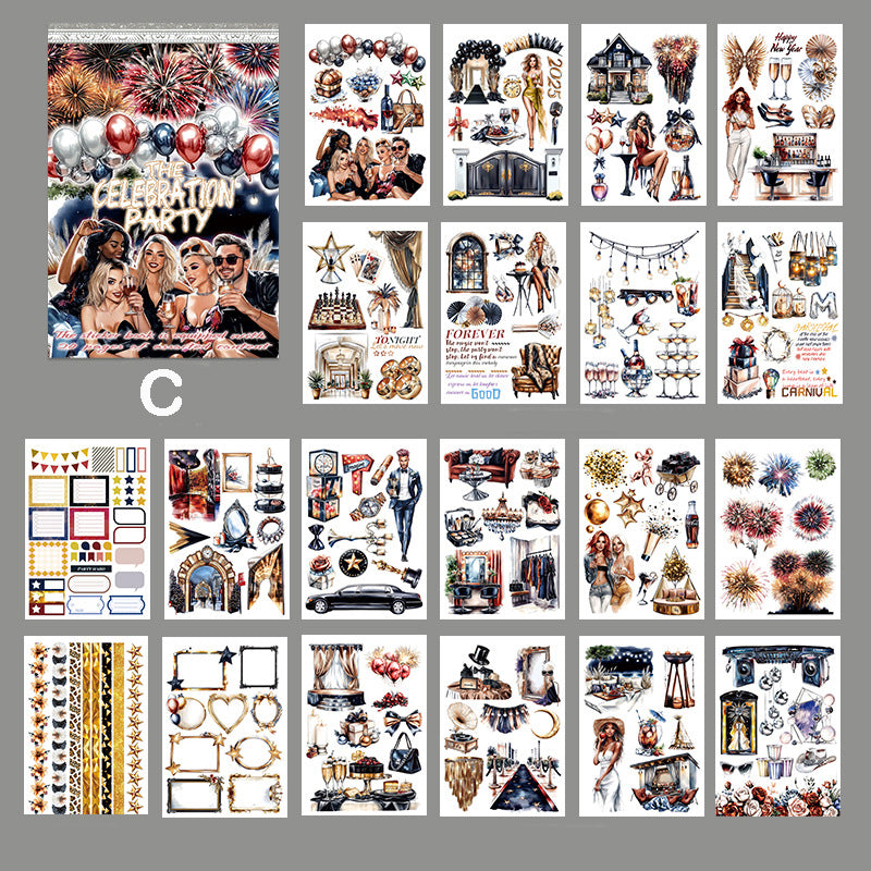 Enjoying the Holidays Sticker Book