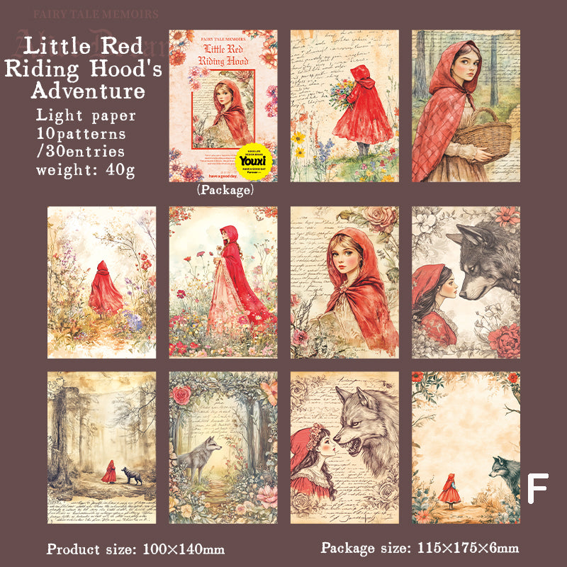 Fairy Tale Memoirs Paper 30pcs