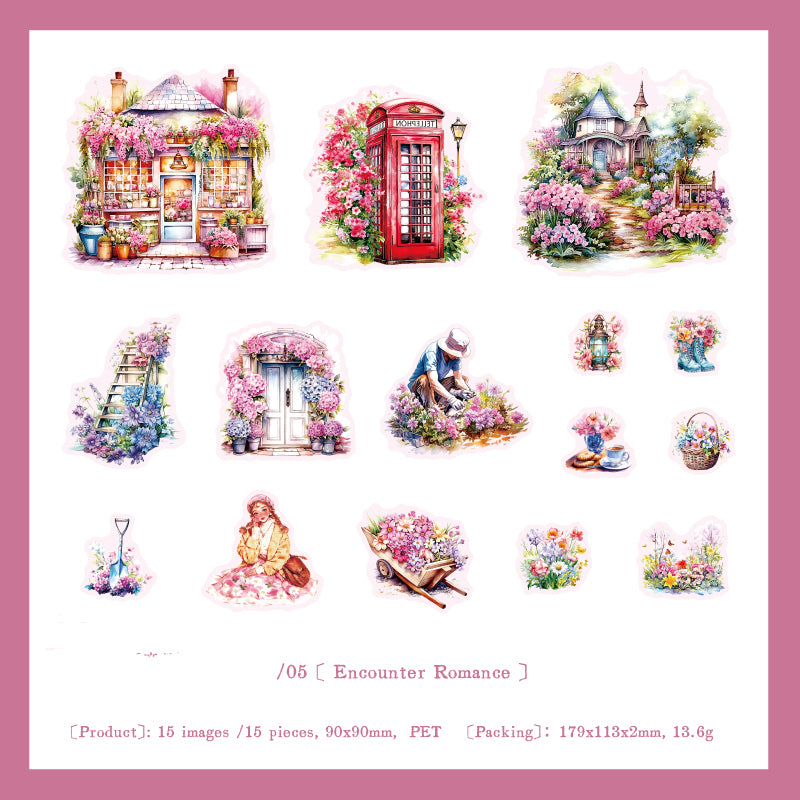 Farewell To The Afternoon Sticker 15pcs