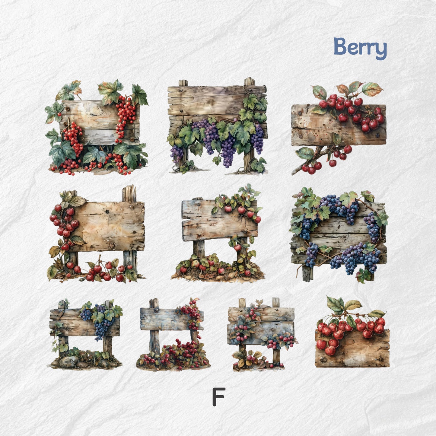 Farm Diary Stickers 10pcs