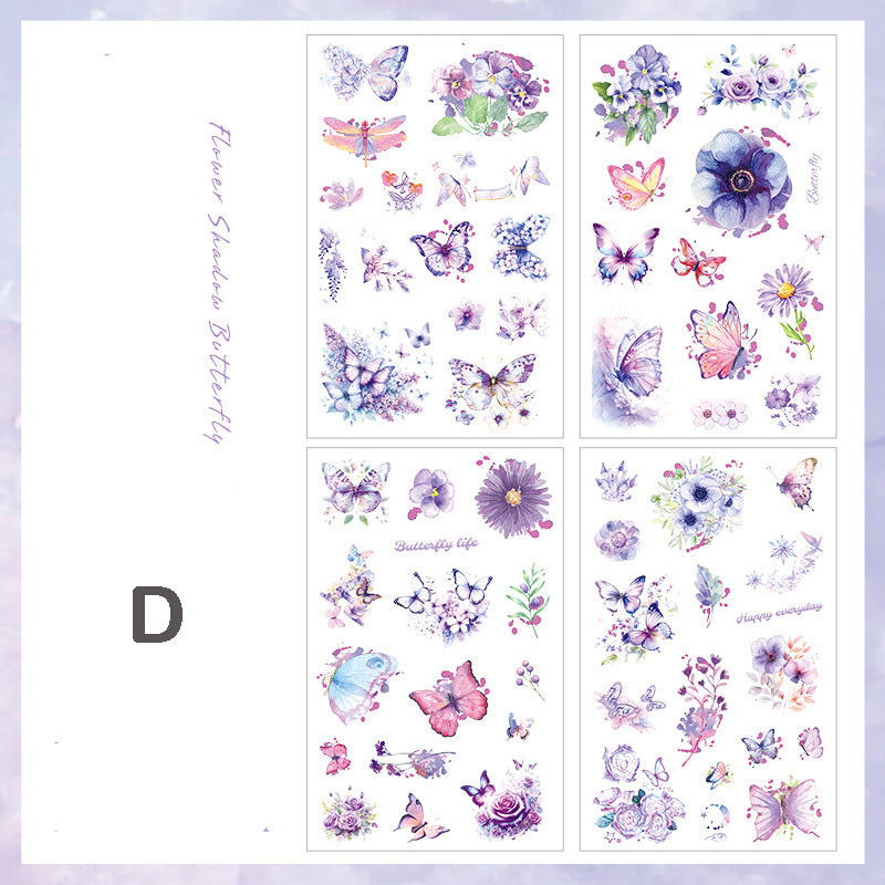 Flower Blossom Stickers 4pcs