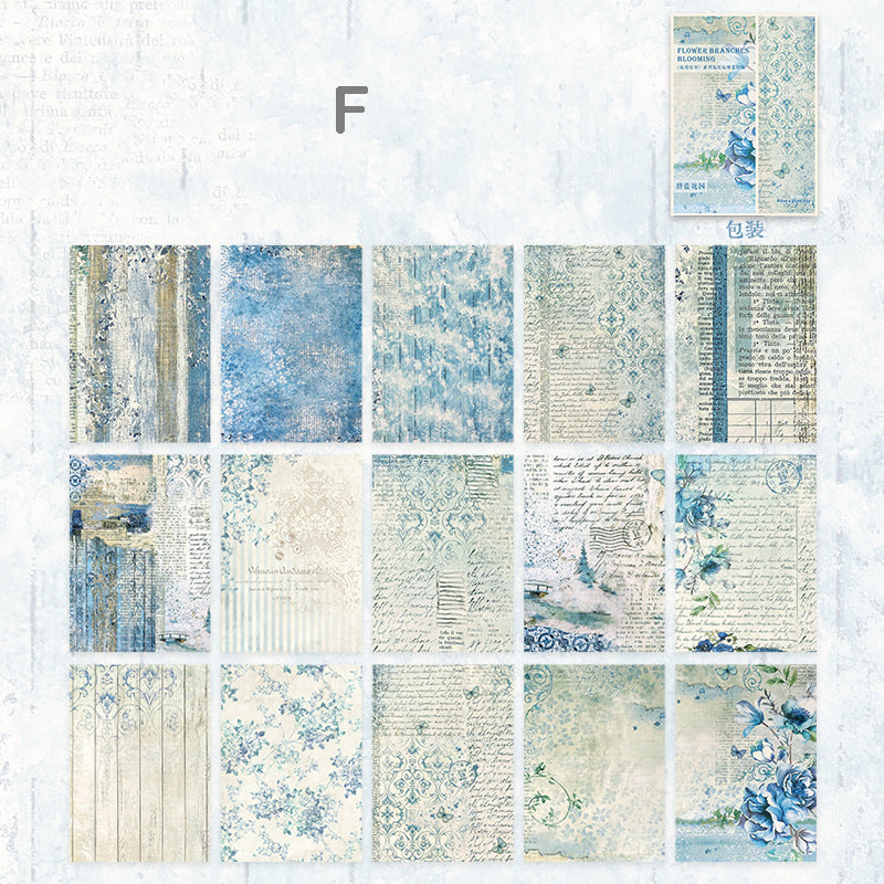 Flower Branches Blooming Paper 30pcs