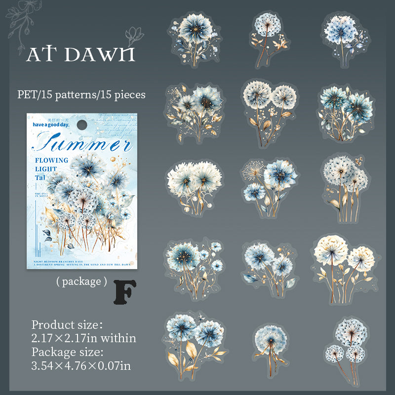 Flower Story Sticker 15pcs