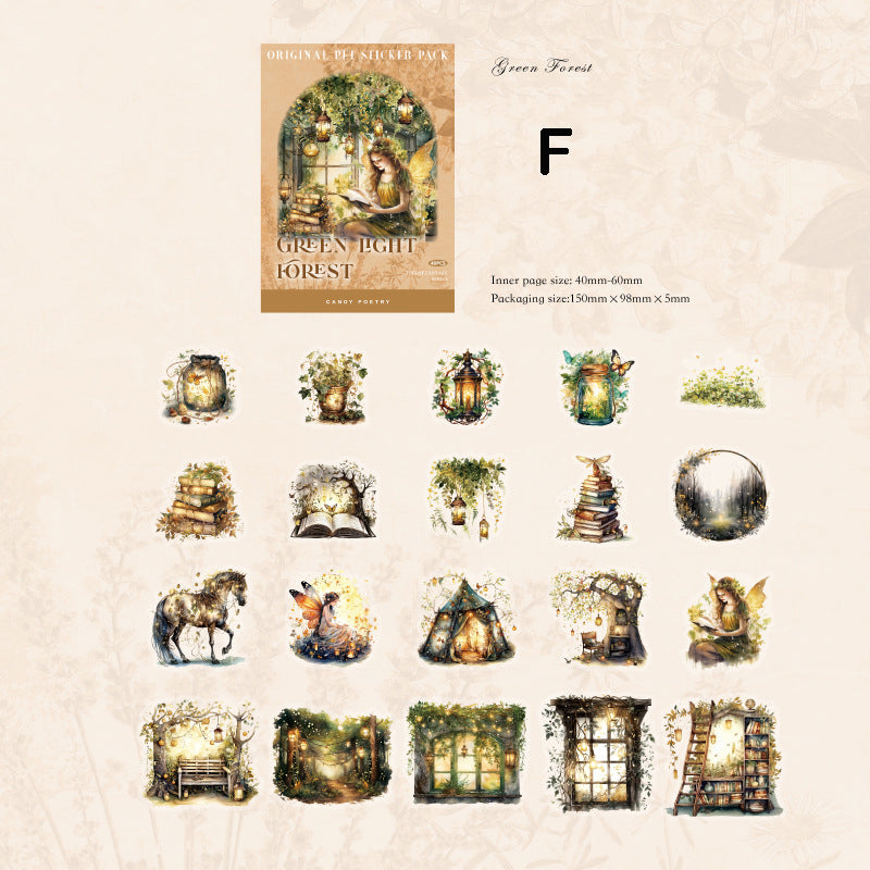 Forest Fantasy Sticker 40pcs