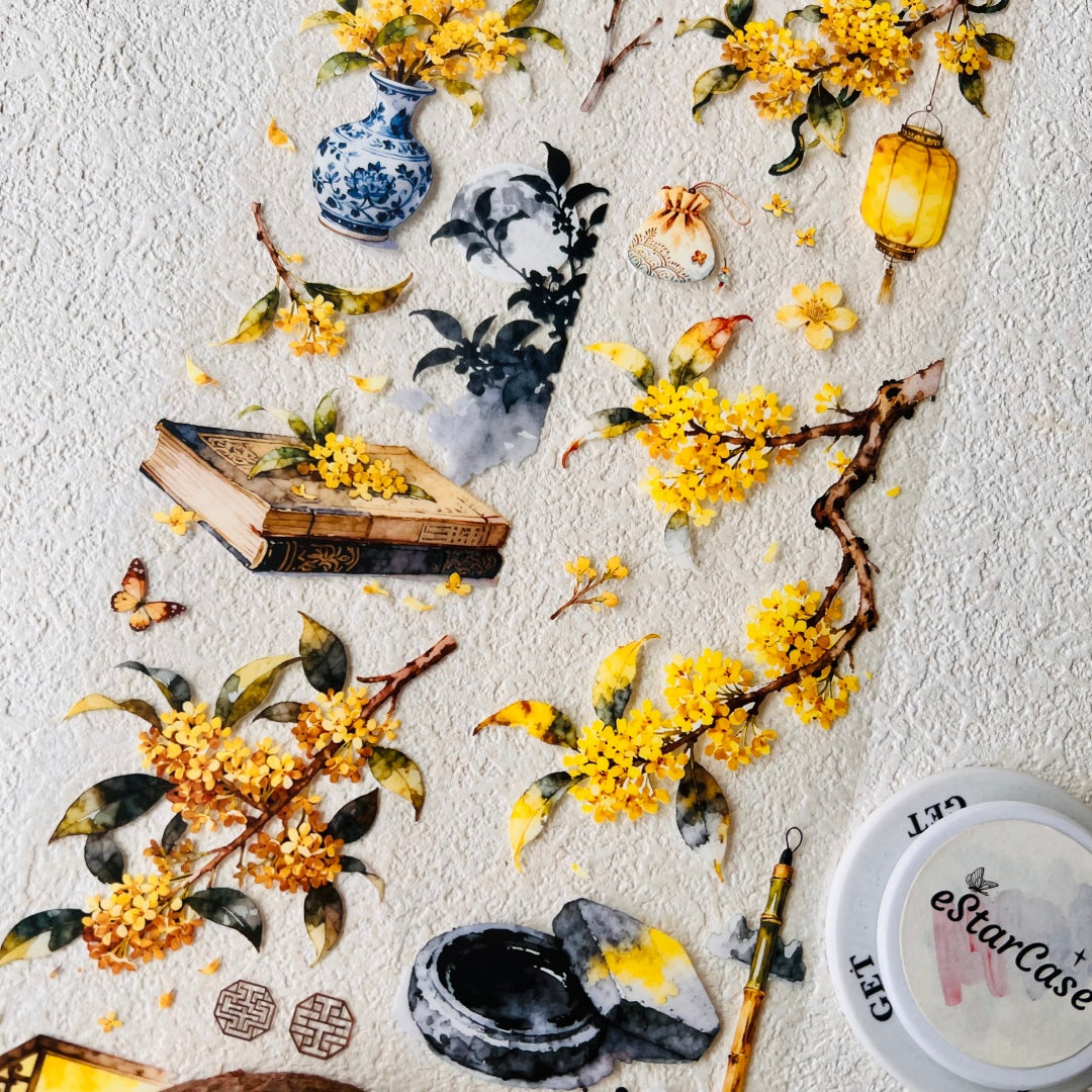 7cm*2m Golden Osmanthus Tape