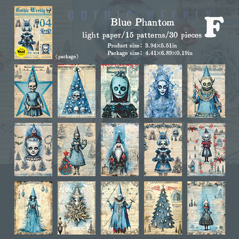 Gothic Weekly Paper 30pcs