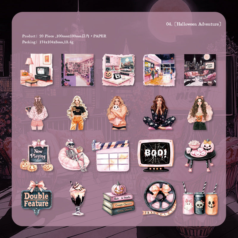 Halloween Surprise Sticker 20pcs