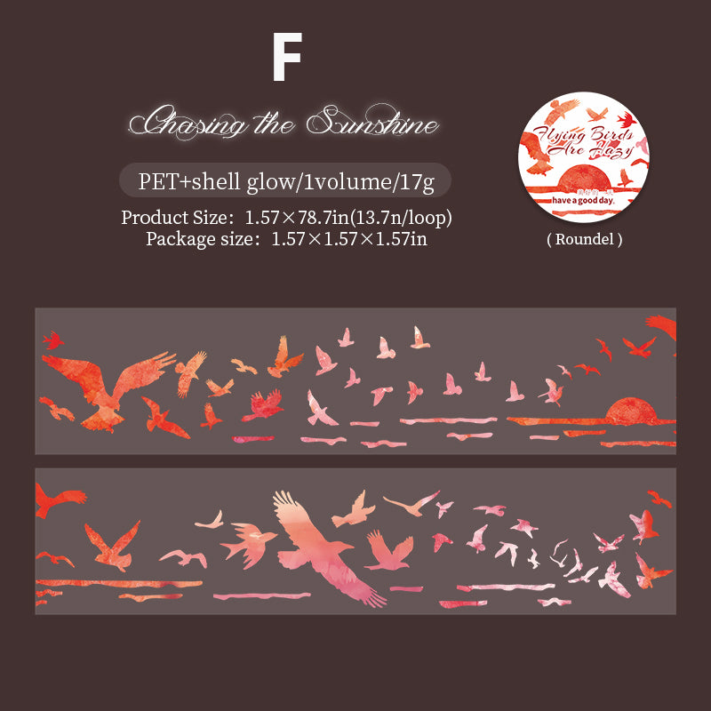 Hazy Birds PET Tape