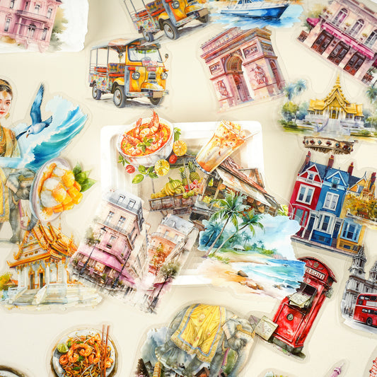 Holiday Journey Architectural Sticker 30pcs