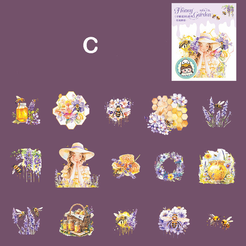 Honey Garden Stickers 15pcs