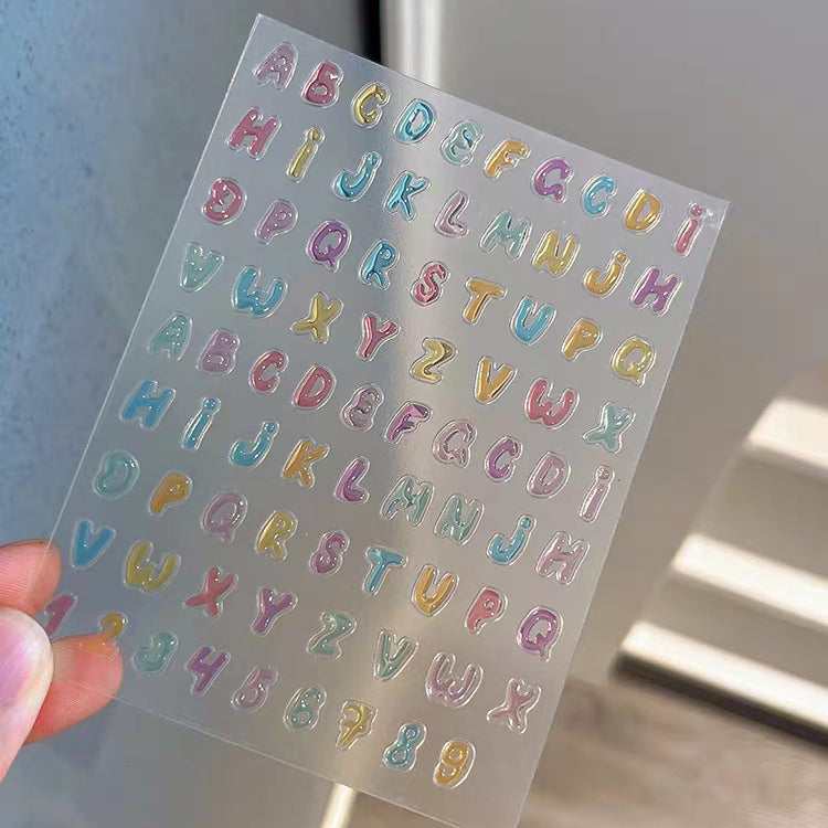 Jellies Embossed Mini Stickers