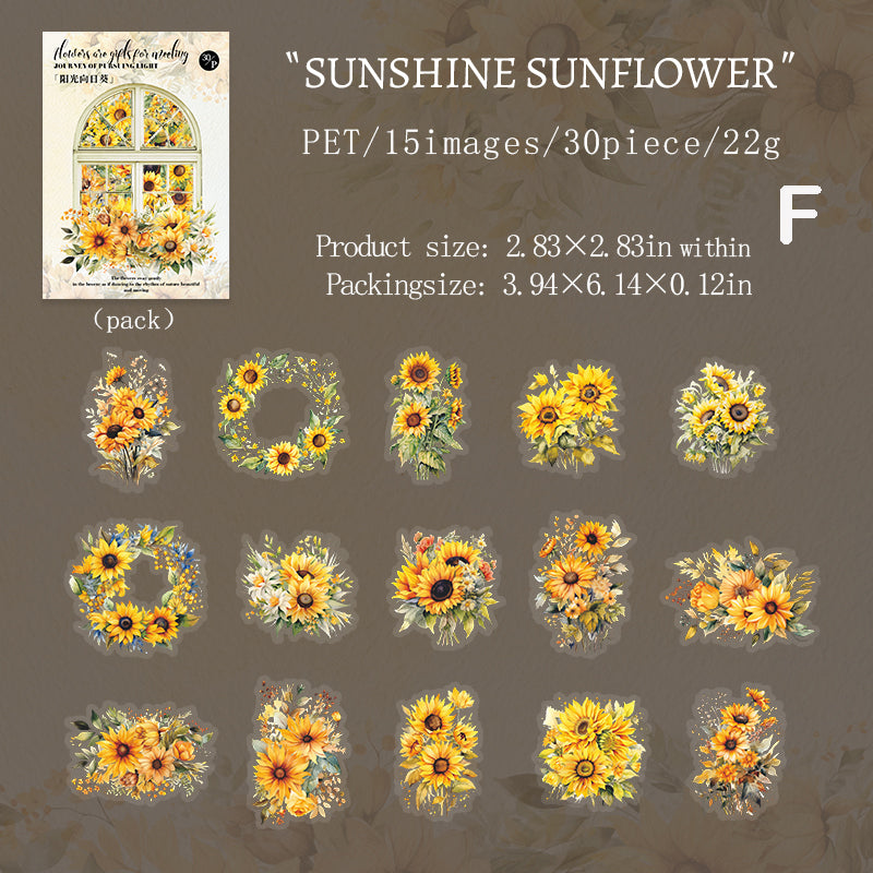 Journey to the Light Stickers 30pcs