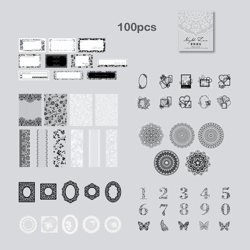 Lace Theme Pack 100pcs