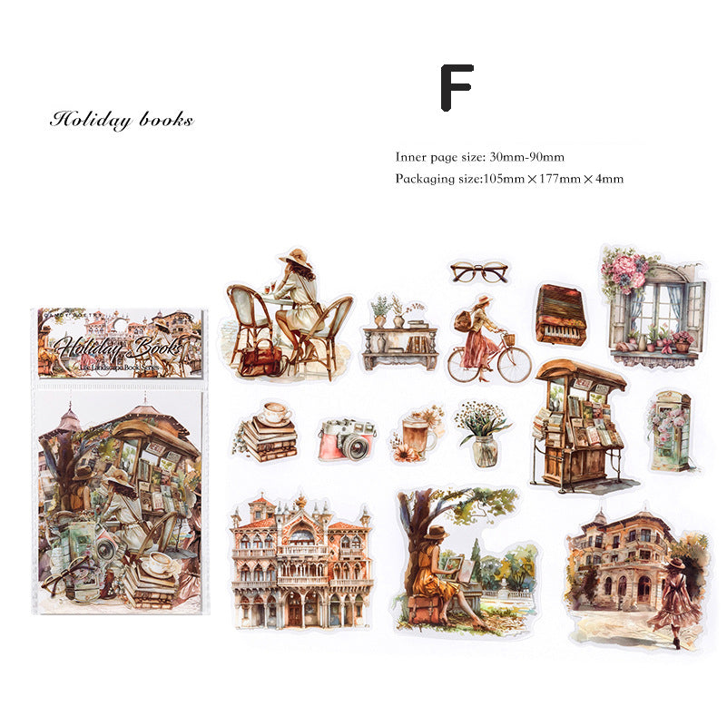 Life Landscape Book Sticker 30pcs