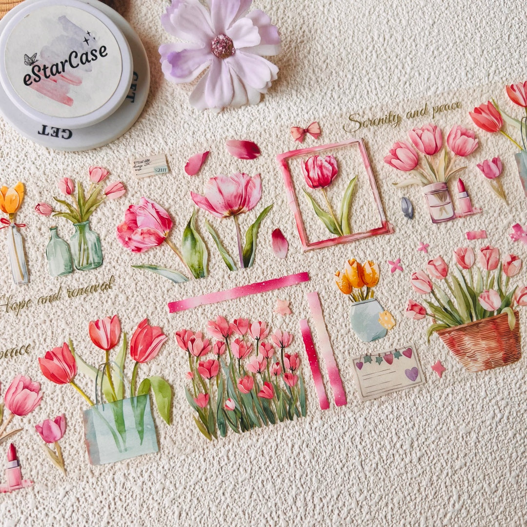 5.5cm*2m Lingering Floral Charm Tape