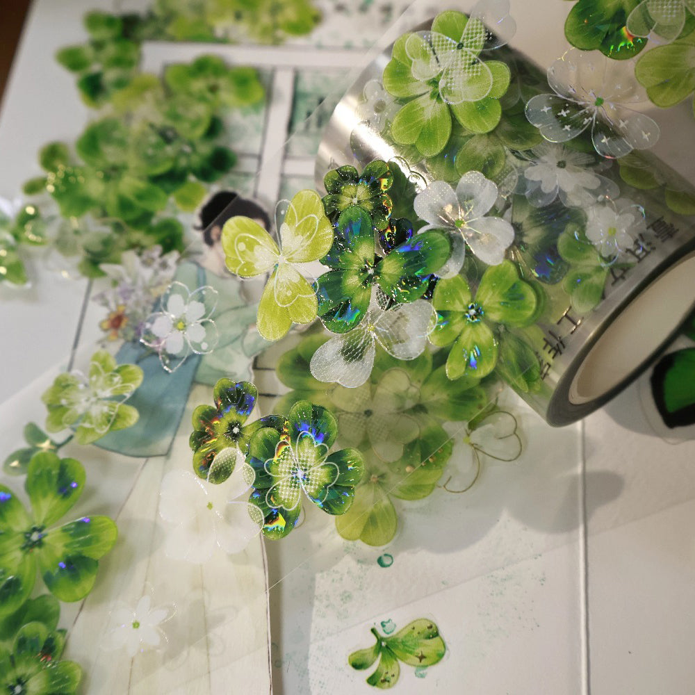 5cm*100cm Lucky Clover PET Tape