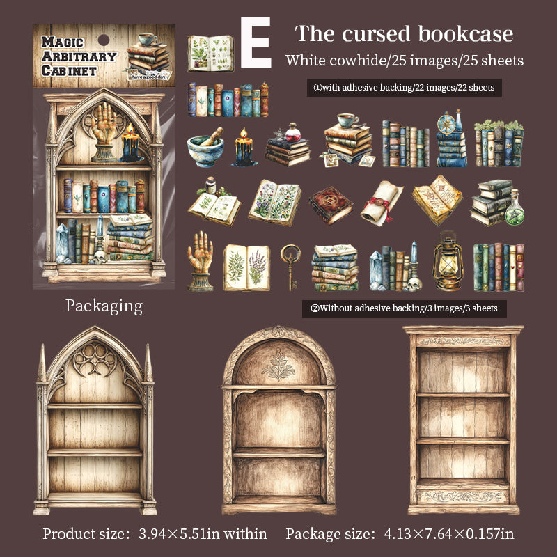 Magic Arbitrary Cabinet Sticker 25pcs