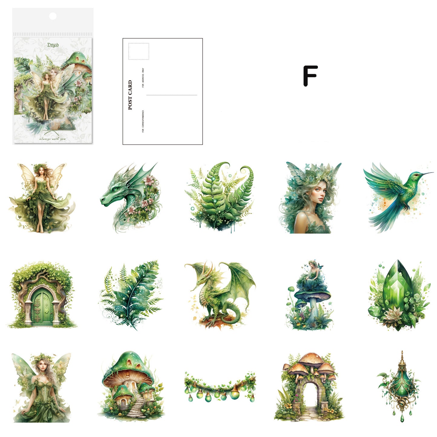 Magic Garden Stickers 30pcs