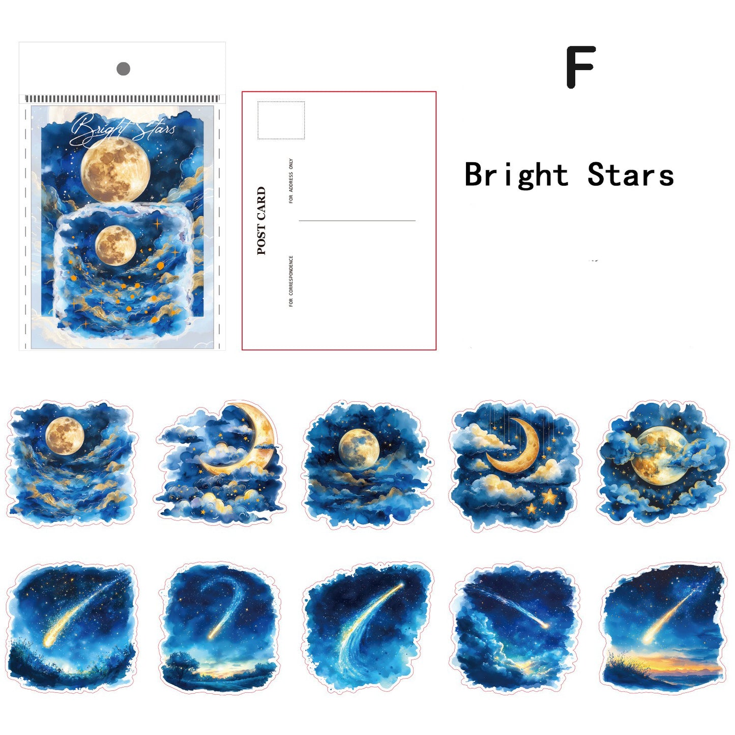 Misty Forest Sticker 20pcs