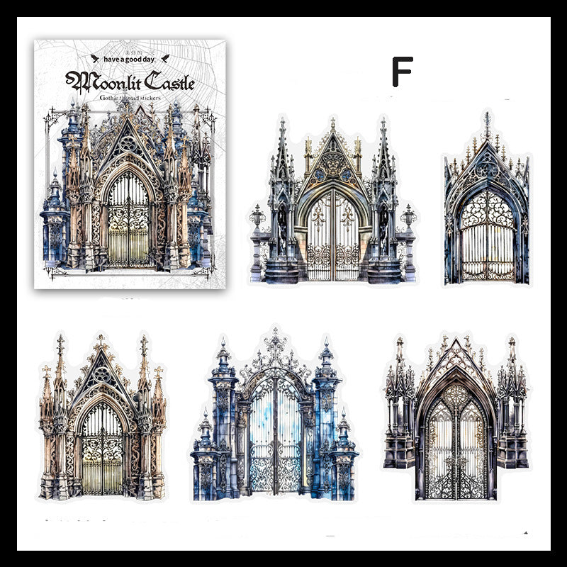 Moonlight City Sticker 10pcs