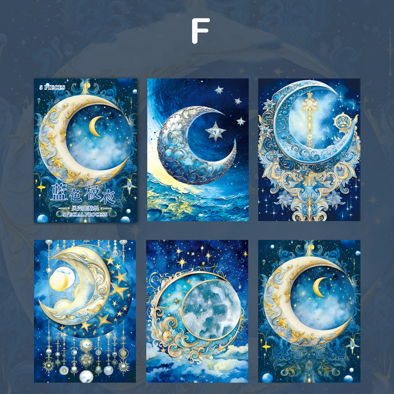 Mysterious Star Stickers 5pcs