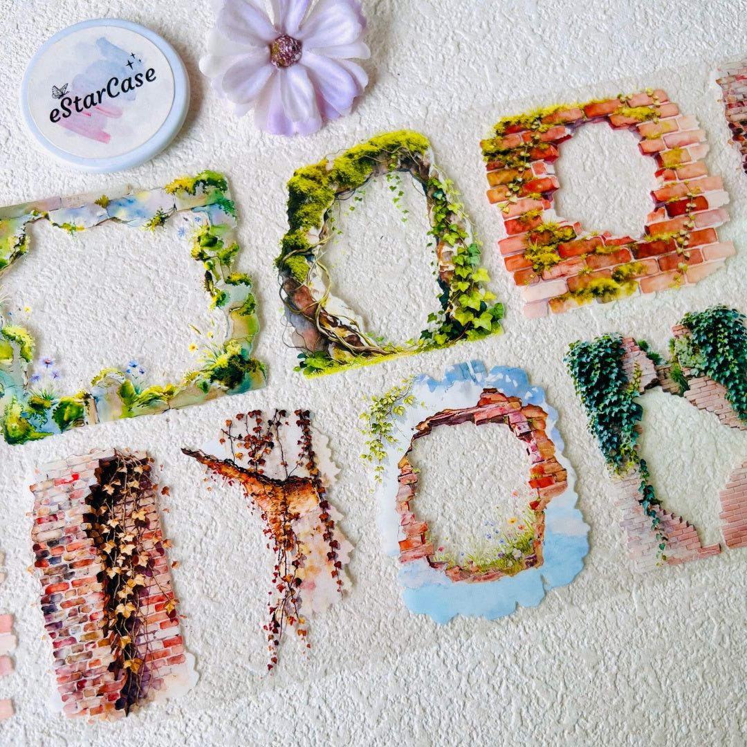 7cm*2m Old Wall Veiled in Moss Tape