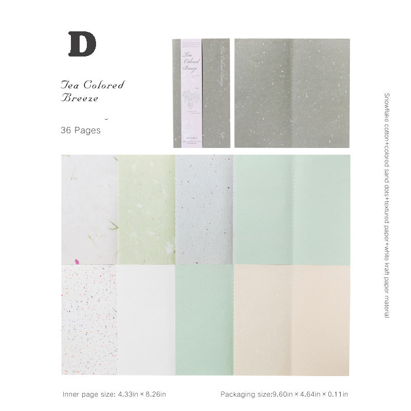 Paper Color Ink Theme Notebook 36 pages