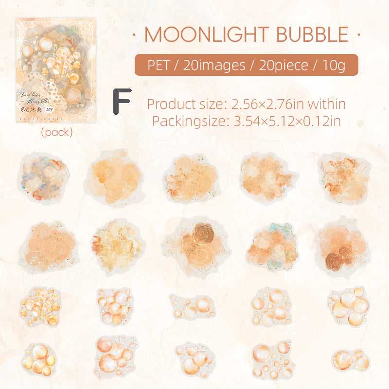 Phantom Color Bubble Stickers 20pcs