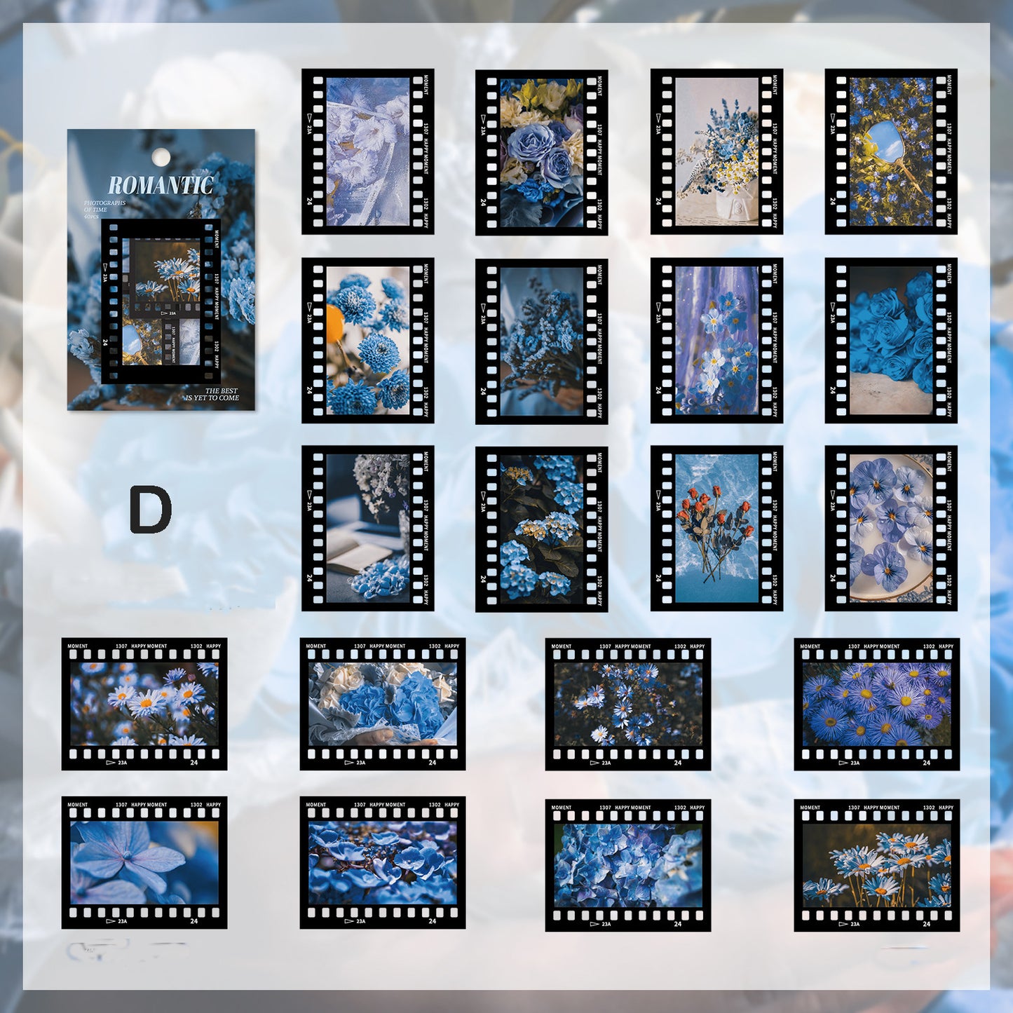 Photographs of Time Stickers 40pcs