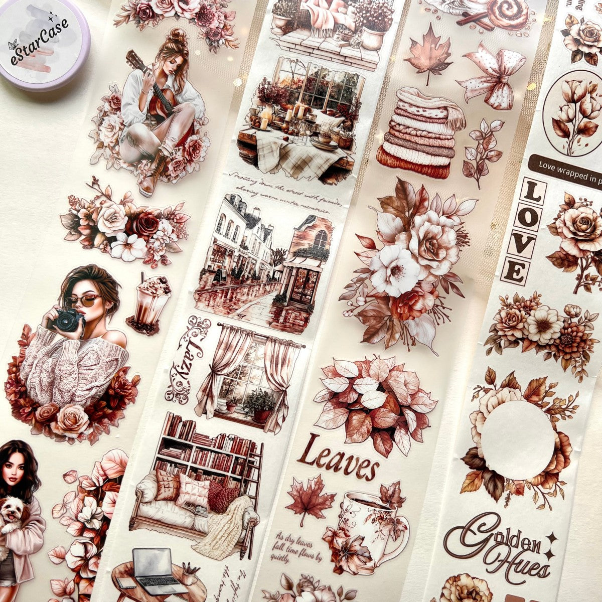 Pre-Cut Warm Home Tape Set